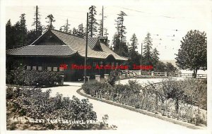 Depot, Washington, Tacoma, RPPC, Fort Defiance Park Railroad Station, 1920 PM