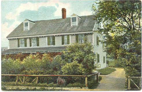 Humphrey House, Oldest House in Swampscott, Massachusetts, MA, Divided Back