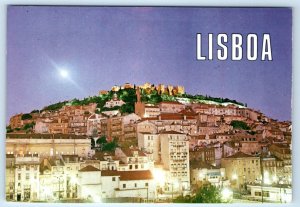 LISBOA Saint George Castle LISBON Portugal 4x6 Postcard