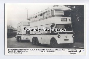 pp2108 - B.C.T. Sunbeam MS2 Trolleybuses at Queens Park. - Pamlin postcard