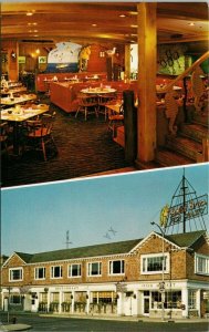 Port Washington Wisconsin Smith Bros Fish Shanty Restaurant Postcard H3