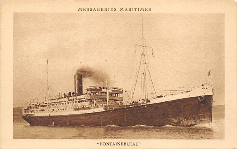 Fontainebleau French Misc Lines Ship Unused 