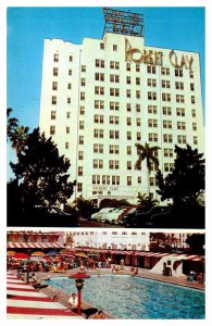 Postcard SWIMMING POOL SCENE Miami Florida FL AR0035