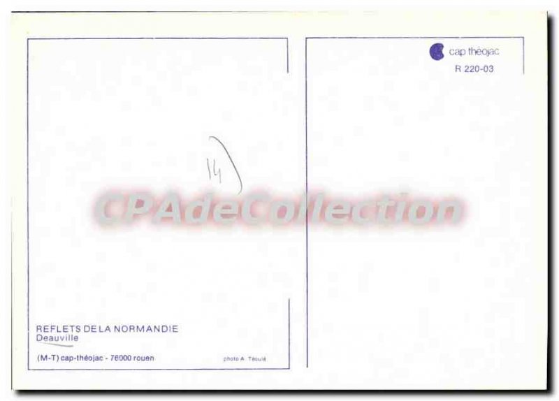 Postcard Modern Reflections From Deauville Normandy Normandy Hotel