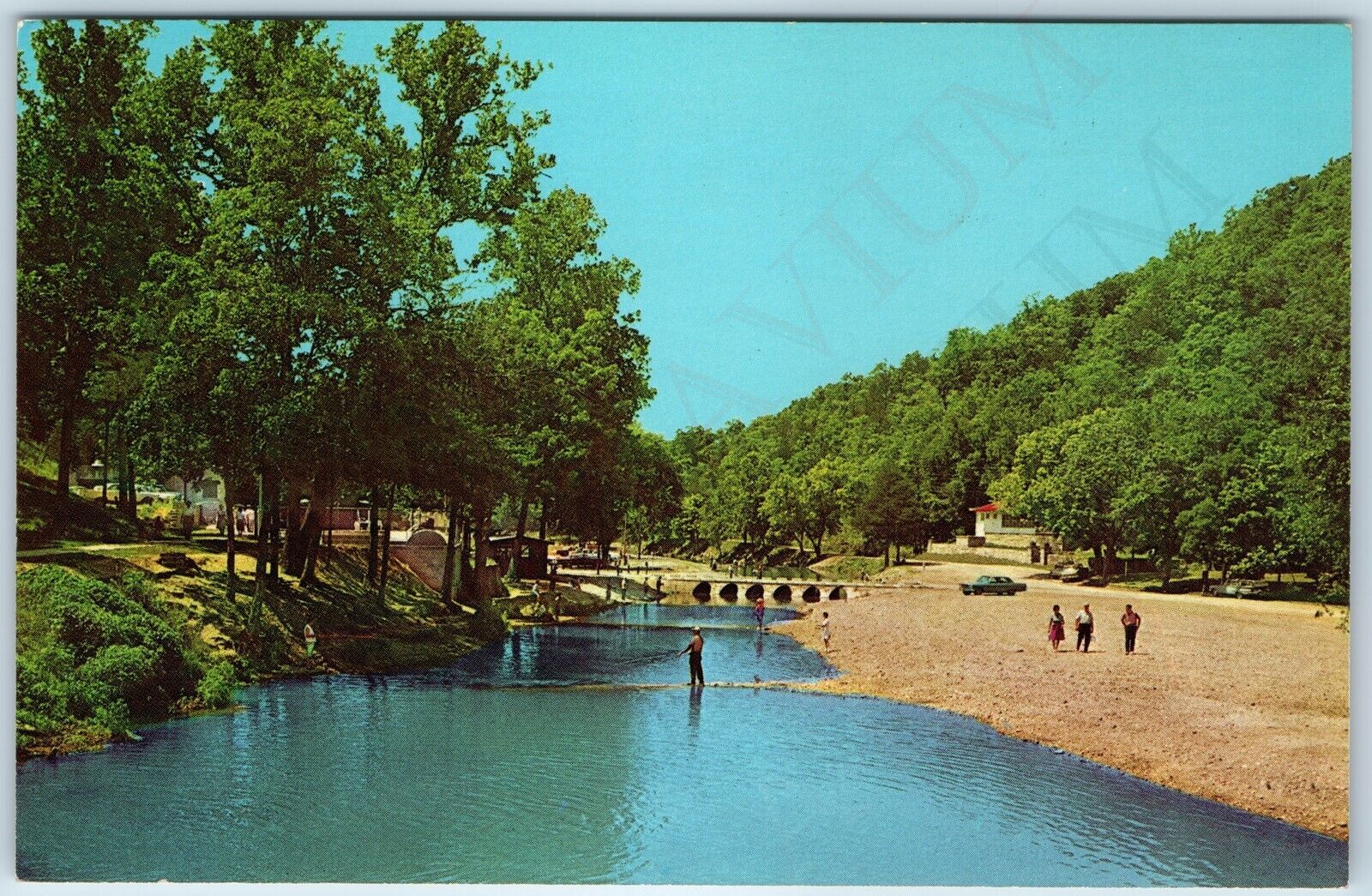 1964 Cassville, MO Trout Fishing Roaring River State Park Ozarks