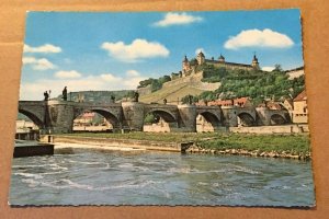 USED POSTCARD -  MARIENBURG CASTLE, WURZBURG, GERMANY