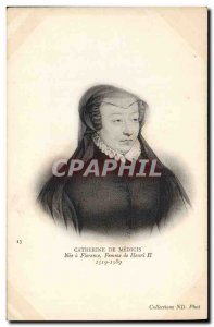 Old Postcard Catherine de Medicis
