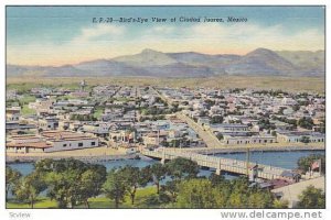 Bird's eye view of Ciudad Juarez, Mexico, 00-10s