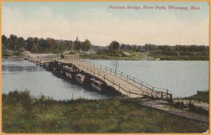 Pontoon Bridge, River Park, Winnipeg, Manitoba - 