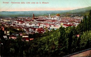 Italy Firenze Panorama della Citta visto da S Miniato