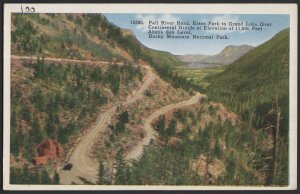 CO Fall River Road, Estes Park to Grand Lake Rocky Mountain National Park ~ WB