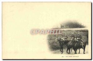 Old Postcard The Army bigwigs