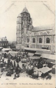 France Postcard - Le Treport - Le Marche - Place De L'Eglise - Ref TZ5607