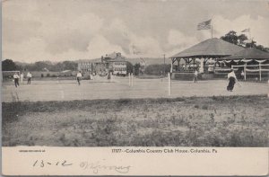 Postcard Columbia Country Club House Columbia PA