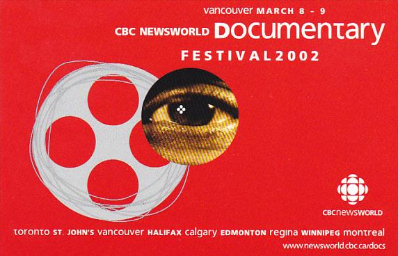 Advertising Canada CBC Newsworld Documentarey Festival 2002