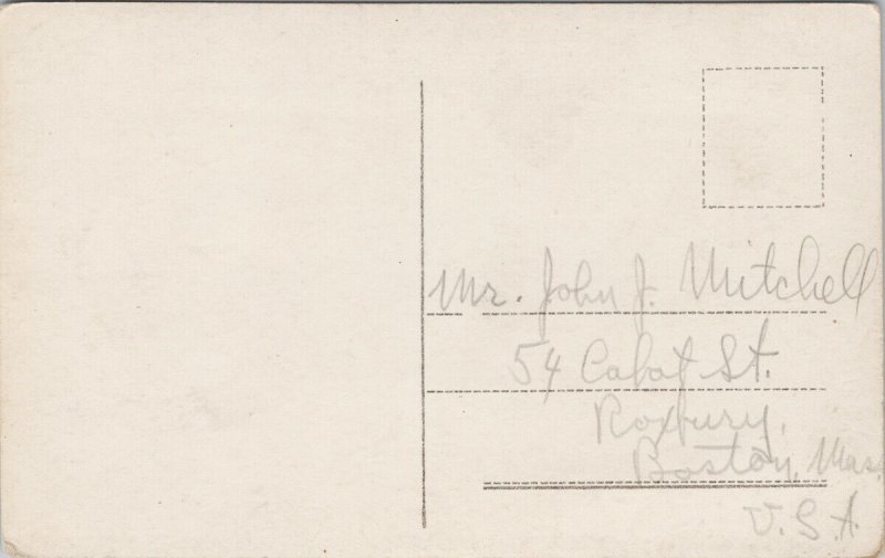 Two American Soldiers Young Military Men Portrait Real Photo Postcard H5