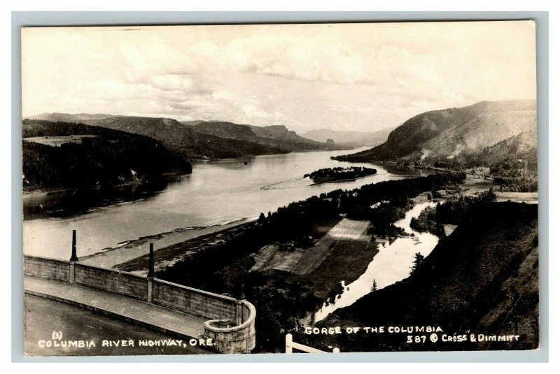 Vintage Early 1900's Columbia River Highway Oregon Gorge UNPOSTED