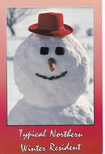 Humour Snowman Typical Northern Winter Resident 1992