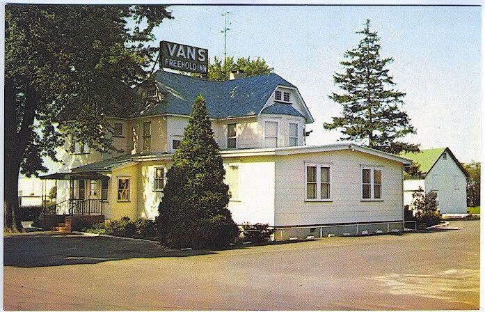 Freehold NJ Van's Freehold Inn Lodging Vintage Postcard