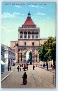 Greetings from PALERMO Porta Nuova ITALY Postcard