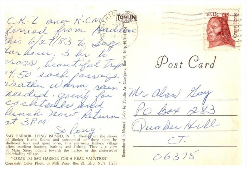 6050   NY Sag harbor  Main Street