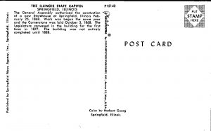 Illinois, Springfield - State Capitol - [IL-179]