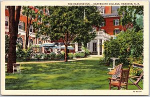 The Hanover Inn Dartmouth College Hanover New Hampshire Lawn Landscape Postcard