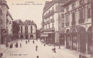 LA SAVOIE, Rhone-Alps, France; Aix-les Bains, Place Carnot, 00-10s