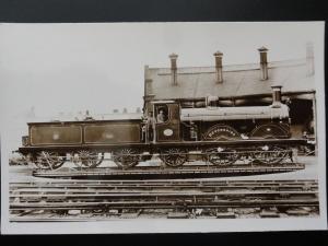 LBSC DEVONSHIRE No.209 Steam Locomotive on TURNTABLE RP Photocard