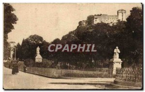 Old Postcard Lourdes Le Chateau