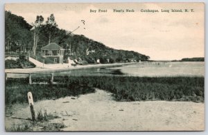 c1900 Long Island New York Bay Front Fleet's Neck Cutchogue Cottage Shoreline