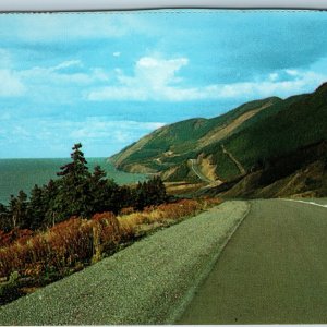 c1960s Nova Scotia Canada Cabot Trail Postcard Cape Rouge Breton Highland Scenic