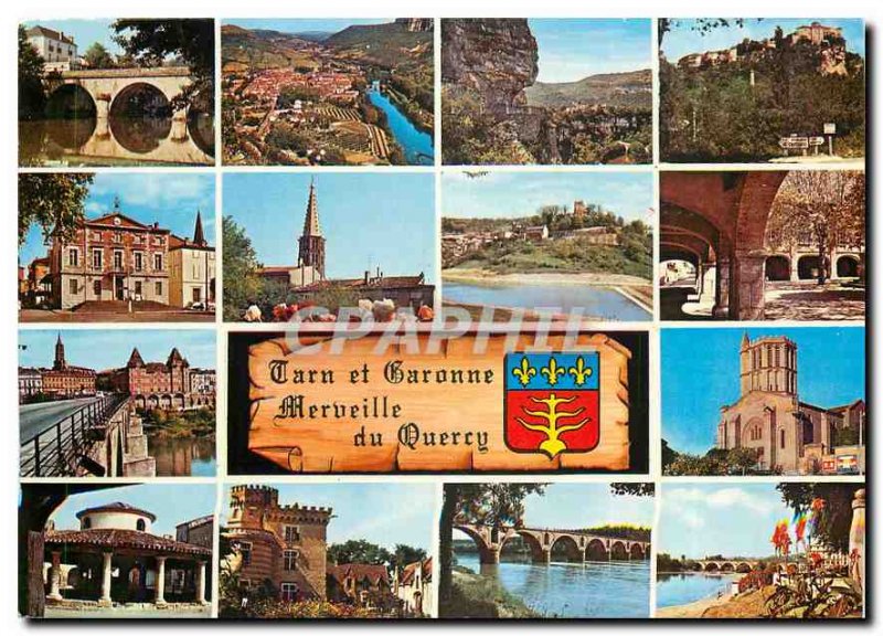 Postcard Modern Traveling the Tarn et Garonne St Antonin tourism Laguepie Rou...