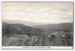 c1910 View from Russell's Ledge, Campton New Hampshire NH Antique Postcard 