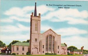 Chicago Pekin St Paul Evangelical and Reformed Church Curteich