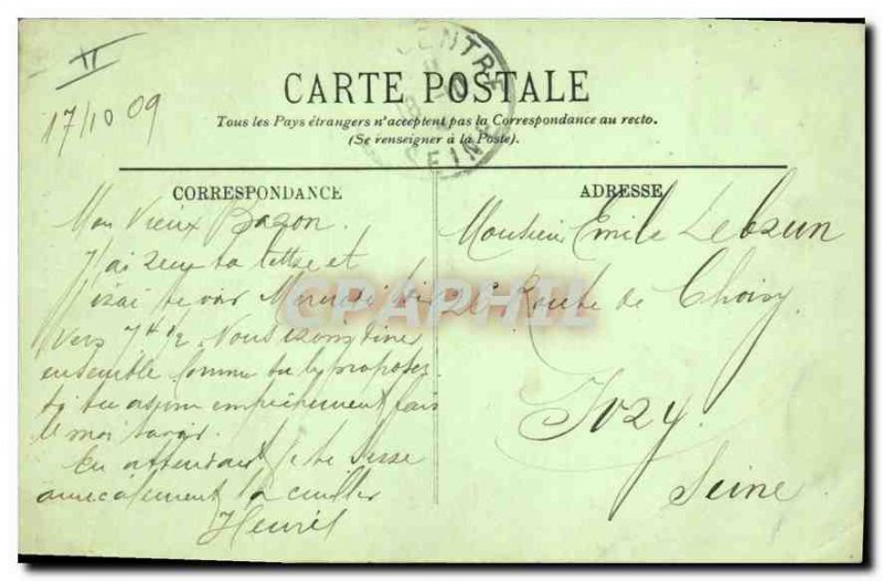 Postcard The Old Paris Sacre Coeur Funicular