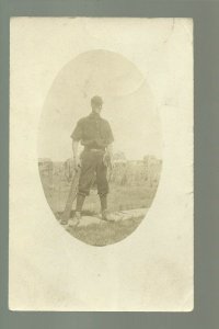 Beach NORTH DAKOTA RP c1910 BASEBALL TEAM PLAYER Posing nr Dickinson Medora