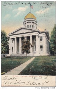 Court House, Norfolk, Virginia, 1907 PU