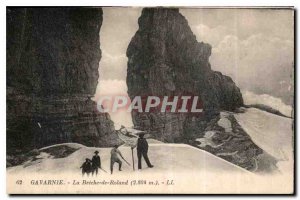 Old Postcard Gavarnie La Breche de Roland