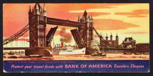 Bank of America Travelers Checks blotter