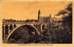 Br35770 Luxembourg Pont Adolphe et Caisse d Epargne luxembourg