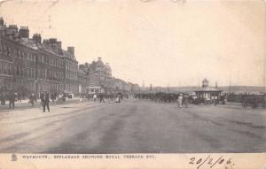 WEYMOUTH DORSET UK~ESPLANADE SHOWING ROYAL TERRACE~TUCK TOWN-CITY PHOTO POSTCARD