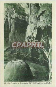 Old Postcard The Pyrenees Betharram Caves The Chair