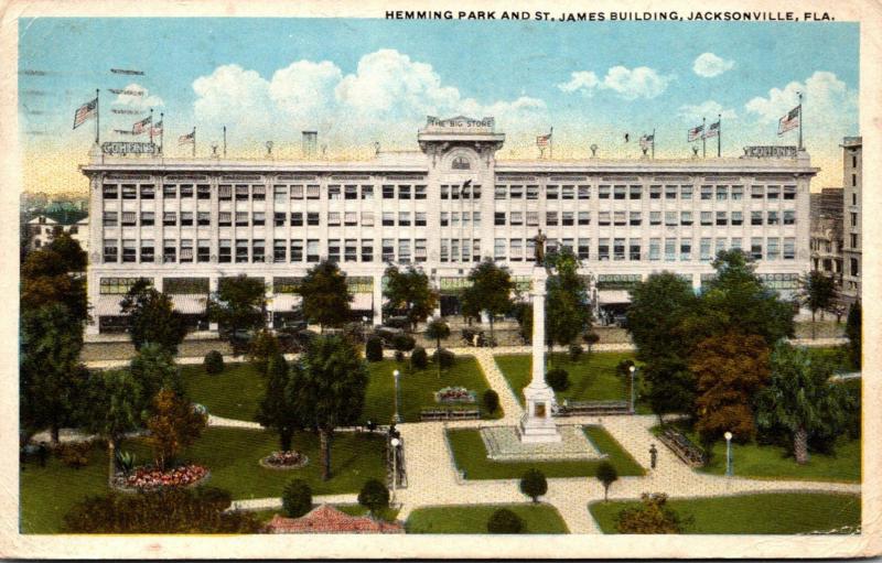 Florida Jacksonville Hemming Park and St James Building