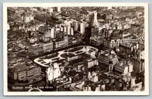 Buenos Aires  Vista Aerea  Argentina    Postcard