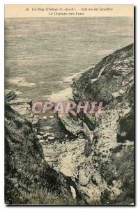 Old Postcard Cape Frehel C N entry Chasm Chemin des Fous