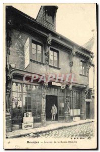 Postcard Old House Bourges Queen Blanche