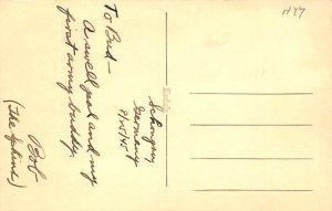 Military Man real photo Writing on back 