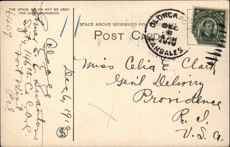 Dagupan Northern Luzon Philippines c1910 Used Postcard 