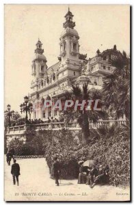 Old Postcard Monte Carlo Casino